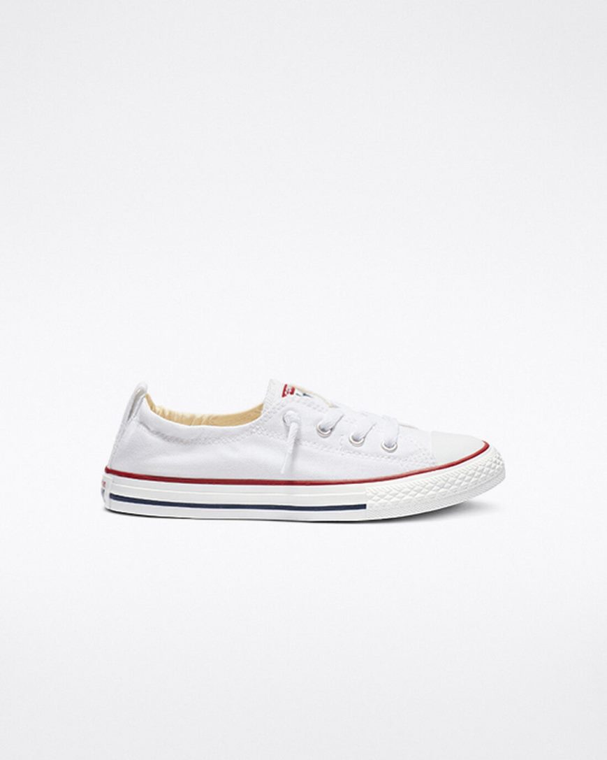 Slip On Tenisky Converse Chuck Taylor All Star Shoreline Dievcenske Biele | SK ZYCS51